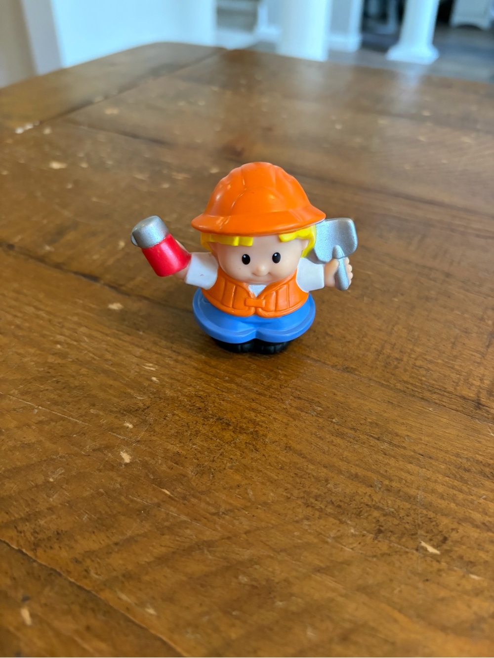 Fisher Price Little People construction worker Eddie as is
